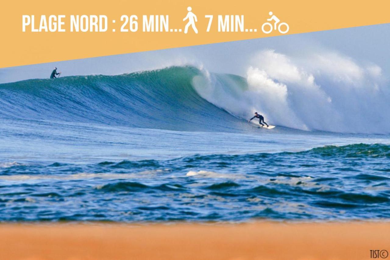 Hossegor - Plage 100M - Surf - Famille - Couple Soorts-Hossegor Eksteriør billede